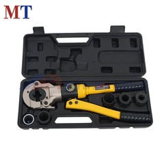 Copper Tube Fittings Crimping Tool W/ 1/2 3/4 & 1&Prime; Jaw Hydraulic Pipe Cutter
