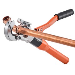 VEVOR Copper Pipe Crimper Hydraulic Driven Press Tool with 1/2&Prime; 3/4&Prime; 1&Prime; Jaws