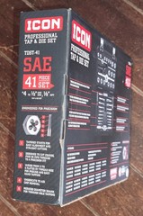 ICON 41pc. SAE Professional Tap and Die Set with Storage Case &ndash; Model #59158