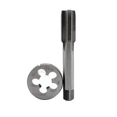 3/4-16 UNF Tap Die Set Machine Thread Round Right Hand Metal Tool Hardware