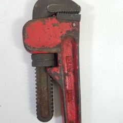 Vintage Task Force 14&Prime; Forged Steel Pipe Wrench 2&Prime; Capacity Made in Taiwan