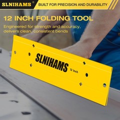 Sheet Metal Bender 12 Inch Folding Tool Heavy-Duty for 3/8&Prime; & 1&Prime; Folds