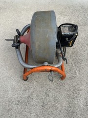 RIDGID K-3800 Drum Drain Cleaning Machine w/ Cables Sewer Snake &ndash; Works Great