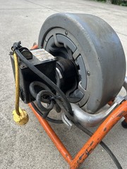 RIDGID K-3800 Drum Drain Cleaning Machine w/ Cables Sewer Snake &ndash; Works Great
