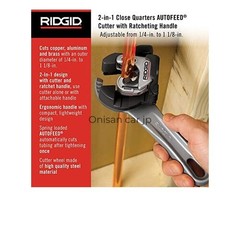 NEW RIDGID 2-in-1 Spring-Type Tube Cutter 32573JP