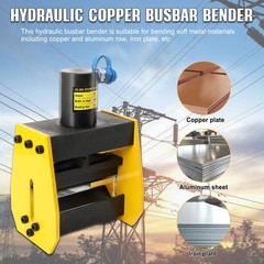 Hydraulic Busbar Bender 20T BusBar Bending Tool Copper Aluminum Metal CB-200A US