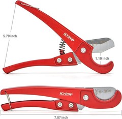 Pex Tubing Cutter for 1/8,1/4, 3/8, 1/2, 3/4-inch up to 1-inch Pex Pipe Cutter