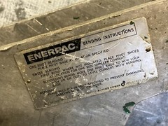 Enerpac One-Shot Hydrualic Pipe Bending Kit w/ 25ton cylinder, 1-1/4&Prime;-4&Prime;