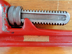 SUPER EGO Pipe Cutter 1/8&Prime; to 2&Prime; Pipe and SUPER EGO 18&Prime; Pipe Wrench