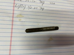 vintage 3/8 x 24 tap made in spain