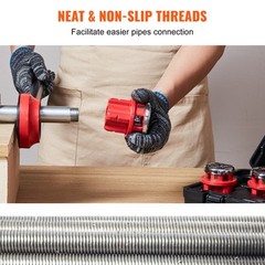 VEVOR Ratchet Pipe Threader Kit Pipe Threading Tool 1/2&Prime; NPT, 3/4&Prime; NPT, 1&Prime; NPT