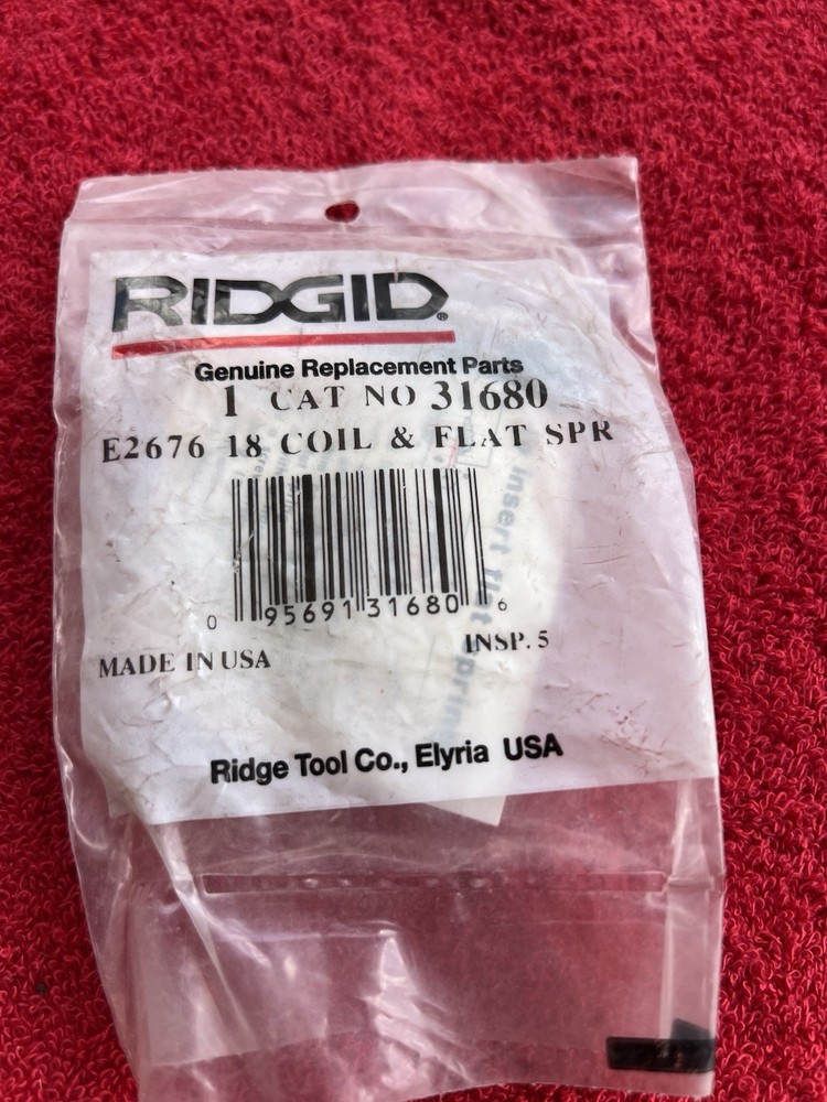 Ridgid 31680 18&rdquo; Coil And Flat Spring