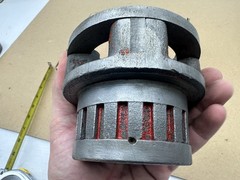 USED TOLEDO Made In USA #12 1-1/2&Prime; NPT DIE HEAD &ndash; DROP HEAD TYPE Nice Shape