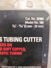 RIDGID 3/4&Prime; Close Quarters 3/16&Prime; to 15/16&Prime; Model 104 Tubing Cutter 32985 NEW 🔥