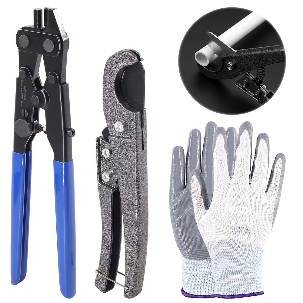Swpeet 4Pcs PEX Ring Removal Tool Kit, PEX-1210C Crimp Ring Removal Tool and &hellip;