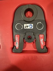 Open Box Milwaukee 49-16-2696 Black Iron Durable Press Jaw 1/2&Prime; &ndash; 1&Prime; Kit *read*