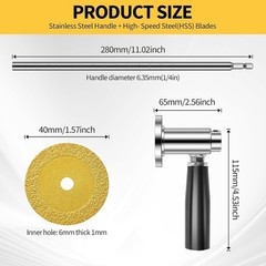7 Inch Inside Pipe Cutter for PVC Internal Cutting Tool