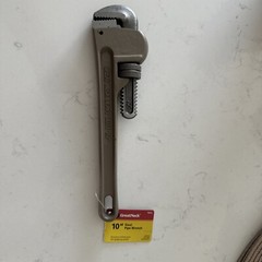 Vintage Great Neck 10&rdquo; Monkey Pipe Wrench Tool PW10 Forged Steel Heavy Duty