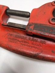 Ridgid 32830 Big 3S Pipe Cutter w/ Acc. Handle Cut 1-3&Prime; Ductile Iron Steel