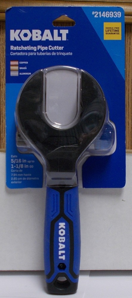 KOBALT 2146939 Ratcheting Pipe Cutter 5/16&Prime; To 1 1/8&Prime; OD