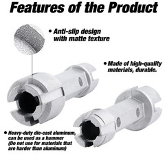 Tub Drain Remover Wrench &ndash; Use to Install and Remove Most Bath and Shower Drain