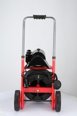 NEW 75 FT x 3/8 Inch Drain Cleaner Machine Auger Cleaning Auto Feed with Wheels
