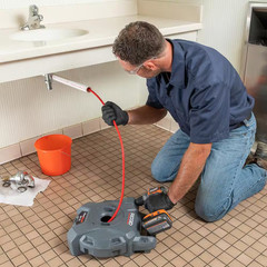 K9-12 Flexshaft Wall-To-Wall Drain Cleaner, 1/4 In. X 30 Ft. Cleans 1-1/4 In. to