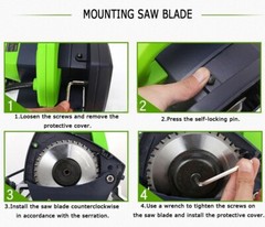 Handheld Electric Pipe Cutting Machine Plastic Metal Stainless Steel Tube Cutter