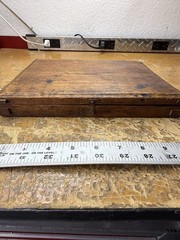 Vintage Tap & Die Set Fractional Sizes 1/4-20 to 1/2-20 Wood Case Greenfield