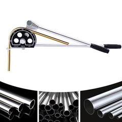 Ratcheting Manual Lever Pipe Bender 0-180&deg; Bending Machine 3/4&Prime; Tube Bender New