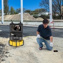 Sewer Camera 165 ft/50m Self-Leveling Drain Camera with 9&Prime; Screen 36X Zoom