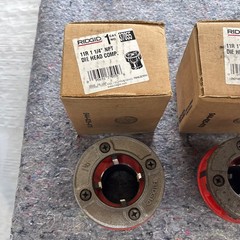 Ridgid 12-R Pipe Threader Die Head Set 12R Threading Dies 1 1/4&rdquo; &ndash; 1/4&rdquo;