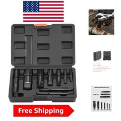 9-Piece Heavy-Duty Pipe Extractor Set in Cr-Mo Steel for 1/8&Prime; to 1&Prime; Pipes