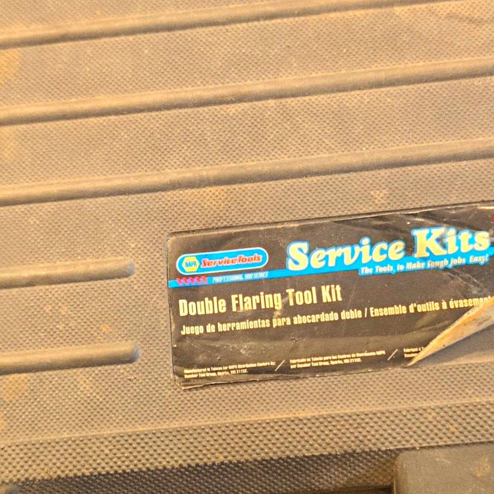 NAPA Service Tools Double Flaring Tool Kit 3/16, 1/4, 5/16, 3/8, 7/16 in