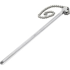 Uimoso 24-Inch Heavy-Duty Pipe Chain Wrench with 6.7-Inch Chain