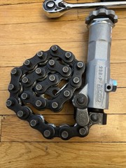 RIDGID 238-P Powered Soil Pipe Cutter, 8&rdquo; CHAIN Snap CUTTER 42878 NEW 🔥ratchet