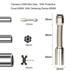 1000TVL Pipe Inspection Camera Self-levelling 512HZ 7&Prime; 30M Drain Sewer Camera