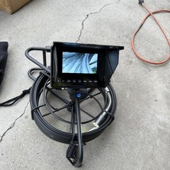 98ft Drain Sewer Pipe Inspection Camera 23mm Industrial Endoscope 4.3&Prime; Monitor