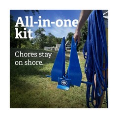 Greenfield Complete Fluke Anchor Kit &ndash; American-Made, Includes Chain, 100f