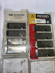 10 Sets of Threading Machine Dies, Right-Handed High-Speed NPT Ridgid