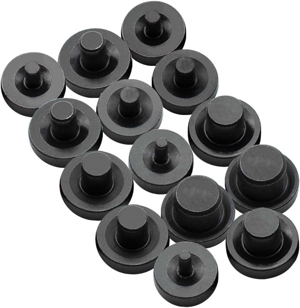 14 Pcs Steel Double Flares Tool Black Adapters,Suit For 3/16, 1/4, 5/16, 3/8,&hellip;