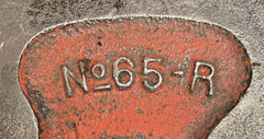 RIDGID C-148-1 No 65R-TC Manual Receding Pipe Threader 1&Prime;-2&Prime; Capacity
