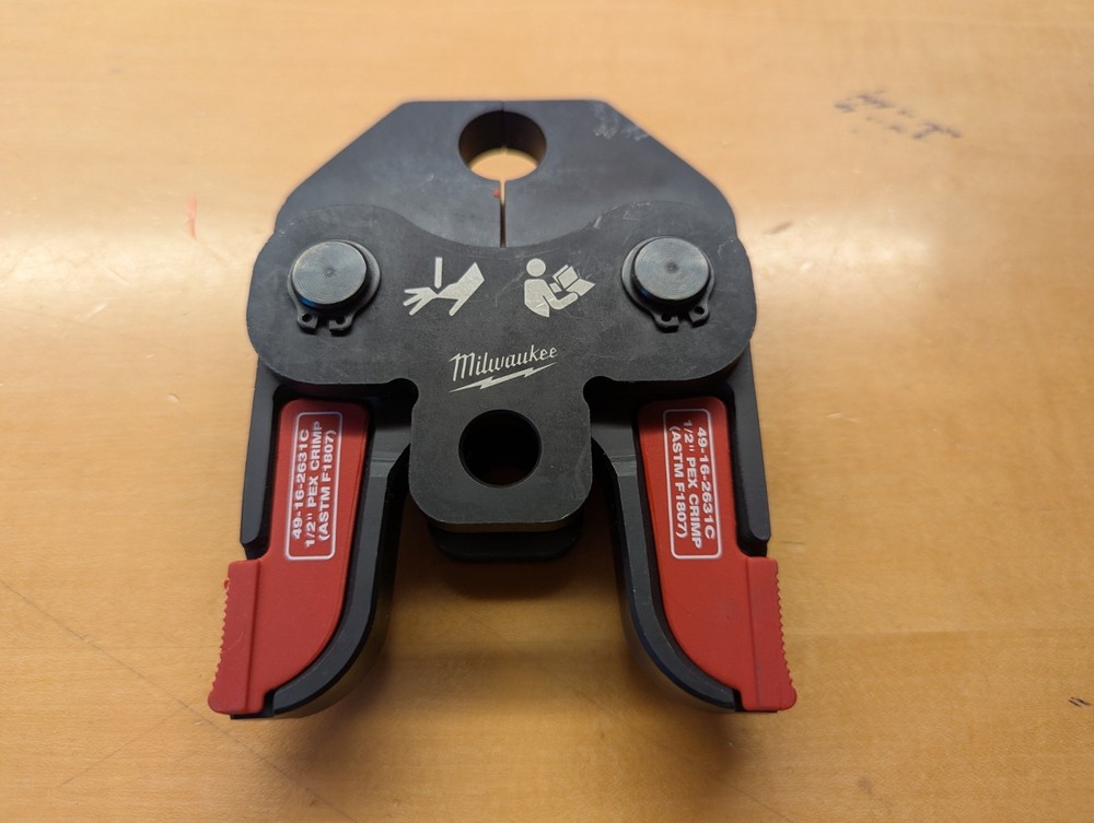 Milwaukee 49-16-2631C 1/2&Prime; Pex Crimper Jaws For Short Throw Crimper