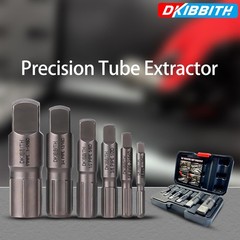 6-Piece Heavy Duty Pipe Extractor Set for Removing Damaged Threads & Fittings, 1