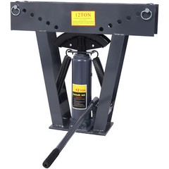 12T Pipe Bender Manual Hydraulic Piping Bending Exhaust Tube Fabric Dark Gray