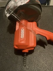 RIDGID 80168 EZ Spin&trade; Drain Snake for Tubs, Showers, and Sinks, Drain Cleaner