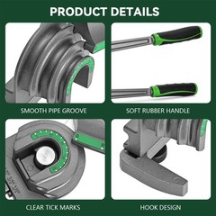 Antstone 1/4&rdquo; 3/8&rdquo; 1/2&rdquo; O.D. Tubing Bender 3 in 1 Tube Bender