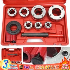 3/8&Prime; to 2&Prime; Ratchet Pipe Threader Kit Ratcheting Set +7 Dies & Handle Plumb NEW