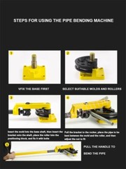 SWG-25SManual Pipe Bender Multifunction Stainless Steel Tube Bending Machine