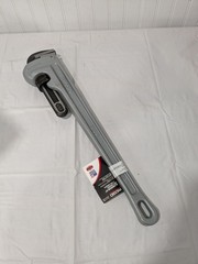 Ridgid Straight Pipe Wrench: 3" Max, 24" OAL, Aluminum 31105